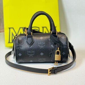💓💓 New! MCM black Boston bag shoulder crossbody bag